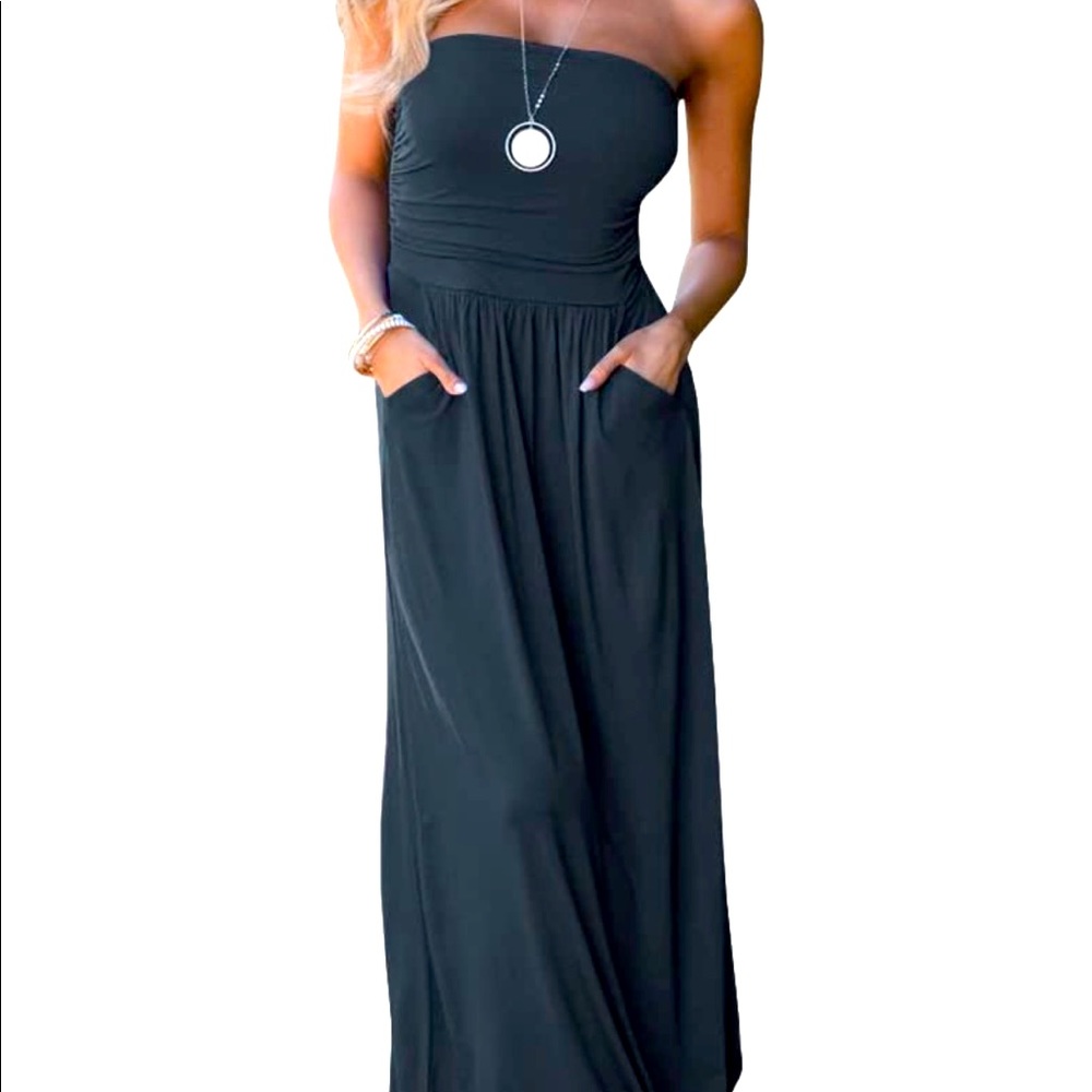 Black dress, super soft material, size small